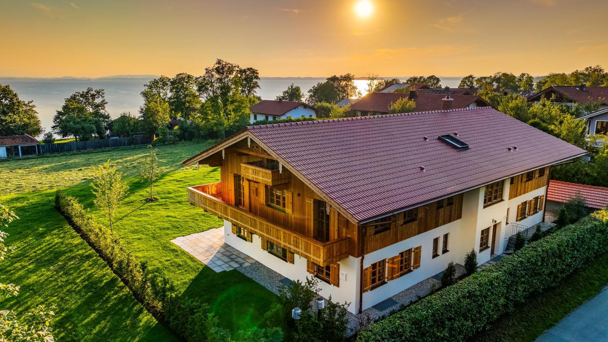 Graf Chiemo Suites - Direkt Am Chiemsee Mit Separatem Seezugang Chieming Luaran gambar