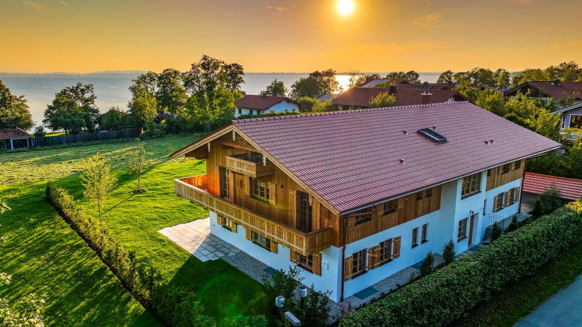 Graf Chiemo Suites - Direkt Am Chiemsee Mit Separatem Seezugang Chieming Luaran gambar